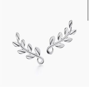 Tiffany & Co Olive Leaf Climber Earrings